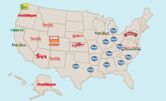 Kroger Locations Us Map