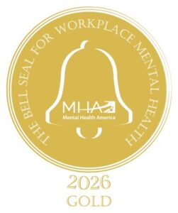 Mental Health America’s Bell Seal for Workplace Mental Health is the nation’s leading recognition for U.S. employers committed to creating mentally healthy workplaces.